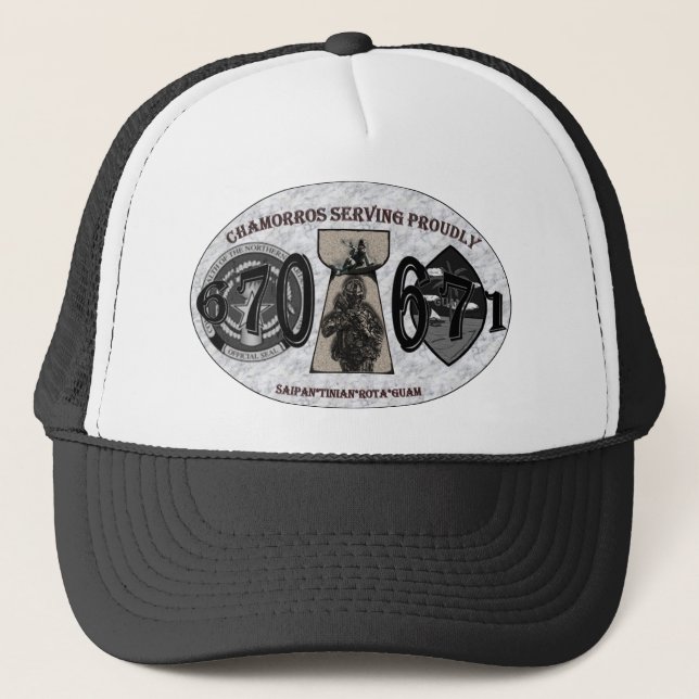 670 and 671 Pride Trucker Hat (Front)