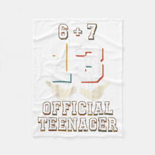67 13 Year Old Boys Girls nager 13th Birthday Fleece Blanket