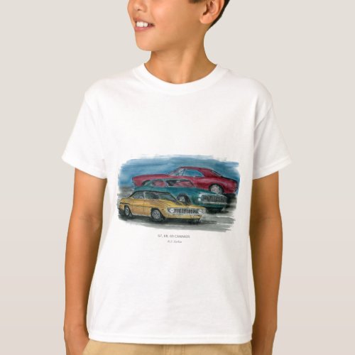 67, 68, 69 Camaro Kids T-shirt