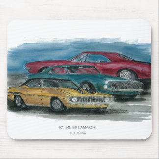 67, 68, 69 Camaro Mouse Pad