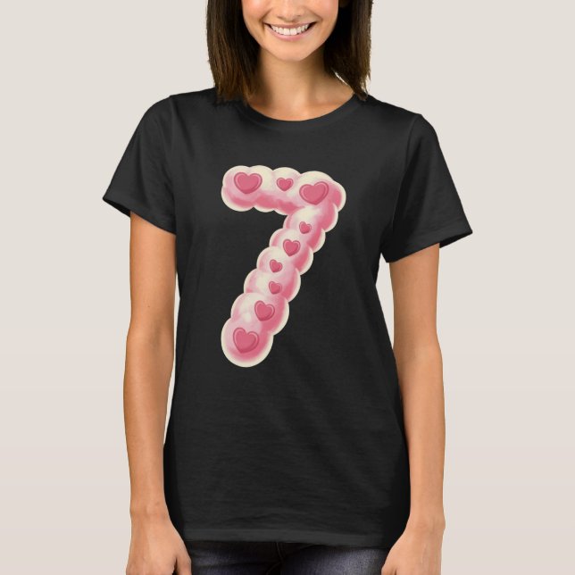 67 7 Kitschy Kawaii 67 Girls Bestie Cute Six Seven T-Shirt (Front)