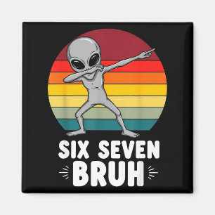 67 Animals Funny 67 Brainrot Youth Kids Alien 67  Magnet