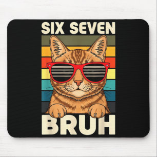 67 Animals Funny 67 Brainrot Youth Kids Cat 67 Mouse Pad