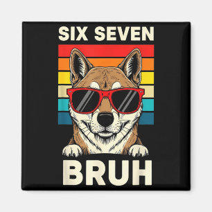 67 Animals Funny 67 Brainrot Youth Kids Dog 67  Magnet