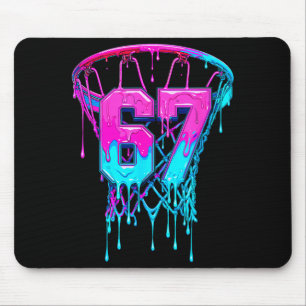 67 Basketball Drip Six Seven Funny Mouse Pad