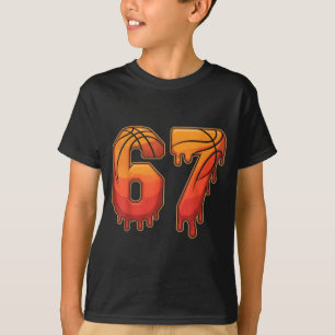 67 Basketball Gen Alpha Slang Kids Drip Six Seven T-Shirt