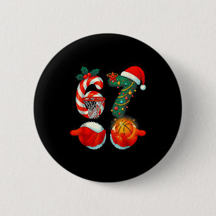 67 Basketball Santa Six Seven Meme Christmas Srt M Button