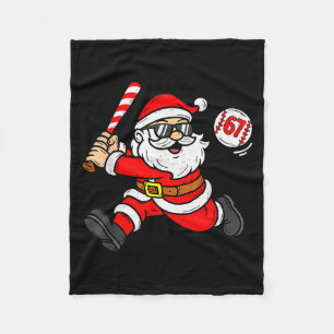 67 Basketball Santa Six Seven Meme Christmas Srt M Fleece Blanket