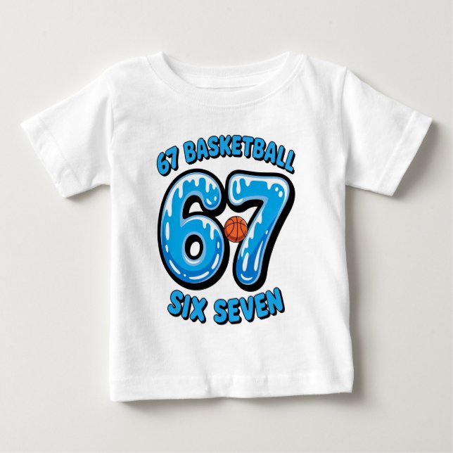 67 Basketball Six Seven Sports Meme Tee (Front)