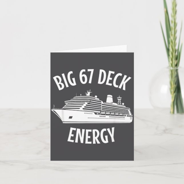 67 Big Six Seven Deck Energy Brain Rot Gen Alpha C Card (Front)