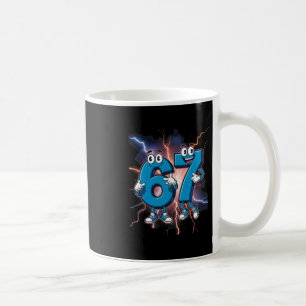 67 Brainrot Italian Meme Funny 67 Kids Costume Six Coffee Mug