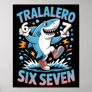 67 Brainrot Italian Meme Funny 67 Kids Costume Six Poster