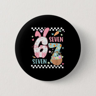 67 bunny six seven easter 6 7 easter happy easter button