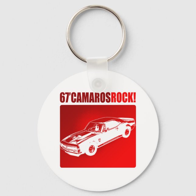 67 Camaro Rocks! Keychain (Front)