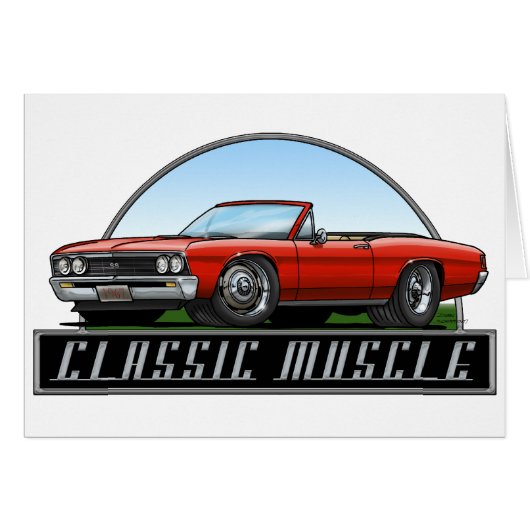 67 Chevelle Convertible Cards (Front Horizontal)