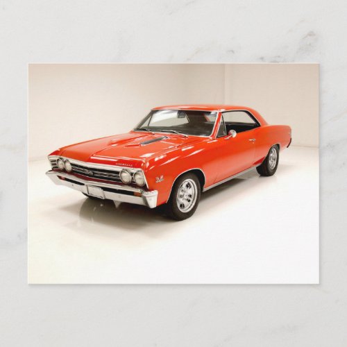 67 Chevy Chevelle Postcard