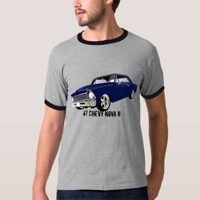 67 Chevy Nova II Ringer T-Shirt (Front)