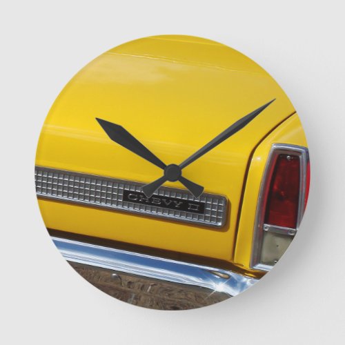 '67 Chevy Nova Round Clock
