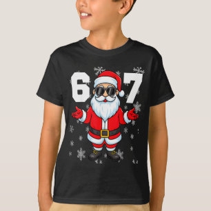 67 Christmas 6 7 Meme Pajamas 67 Bruh Slang T-Shirt