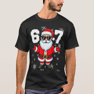 67 Christmas 6 7 Meme Pajamas 67 Bruh Slang T-Shirt