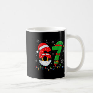 67 Christmas 6 7 Meme Pajamas Holiday Gen Alpha Sl Coffee Mug