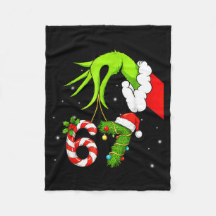 67 Christmas 6 7 Meme Pajamas Holiday Gen Alpha Sl Fleece Blanket