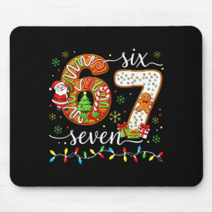 67 Christmas 6 7 Meme Pajamas Holiday Gen Alpha Sl Mouse Pad