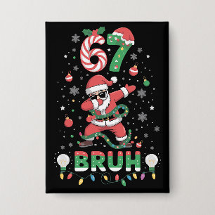 67 Christmas Bruh 6 7 Funny Meme Santa Dabbing Button