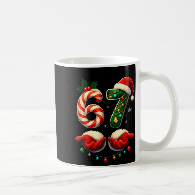 67 Christmas Couple Pajamas Matching Holidays Six  Coffee Mug (Right)