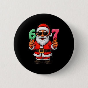 67 Christmas Funny Six Seven Ice Cream Meme 67 Chr Button