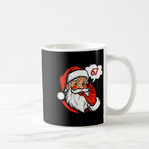 67 Christmas Funny Six Seven Meme Brainrot Santa C Coffee Mug