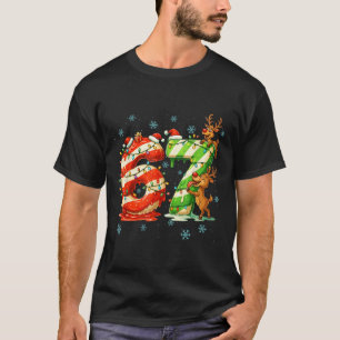 67 Christmas Meme 6 7 Numbers Six Seven Gen Z Alph T-Shirt