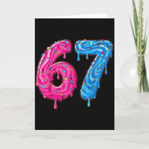 67 Costume Six Seven Meme Number 6 7 On It Youth T Card