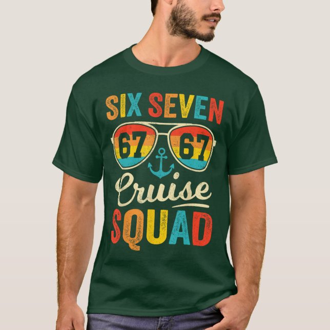 67 Cruise Squad 2025 Funny Kids Cruise Meme Matchi T-Shirt (Front)