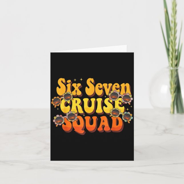 67 Cruise Squad 2025 Groovy Kids Cruise Meme Match Card (Front)