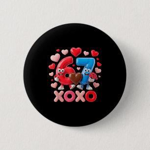 67 Cute Six Seven Gen Meme Couple Anniversary Vale Button