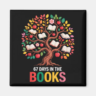 67 Days In The Books Reading Teacher 67th Day Of S Magnet