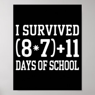 67 Days Of School Math Problem Teachers 67 Slang 6 Poster