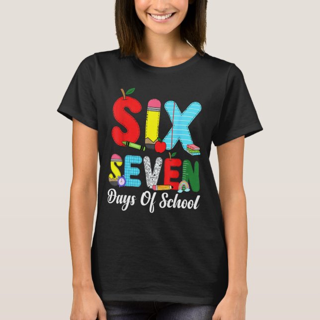 67 Days Of School Shirt Teacher Kids Funny 67 Meme (Front)