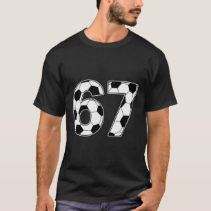 67 Days Of School Teachers Students Soccer T-Shirt