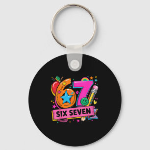 67 Days School 67 Six Seven Teachers Students Meme Keychain
