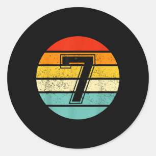 67 Drip Meme Funny 6 7 Costume Couple Retro Classic Round Sticker