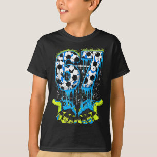 67 Drip Soccer Gen Alpha Slang Six Seven Meme T-Shirt