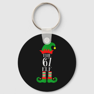 67 Elf Christmas Costume Pajama 67 Meme Gen Alpha Keychain