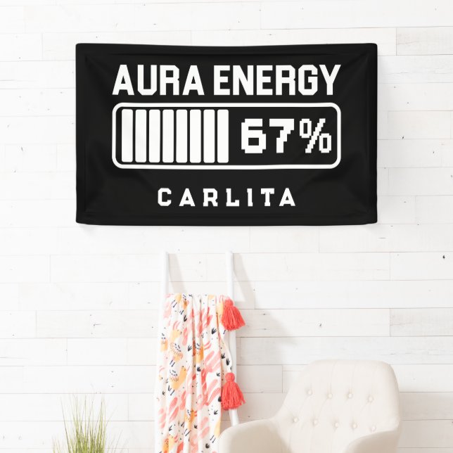 67 Funny Meme Aura Energy at 67 Six Seven Meme Gen Banner (Insitu)