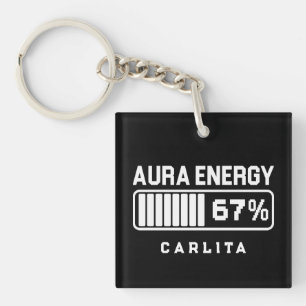 67 Funny Meme Aura Energy at 67 Six Seven Meme Gen Keychain