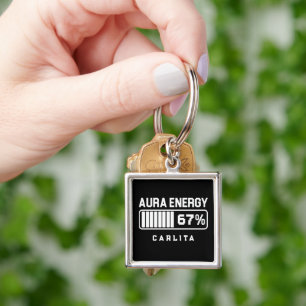 67 Funny Meme Aura Energy at 67 Six Seven Meme Gen Keychain