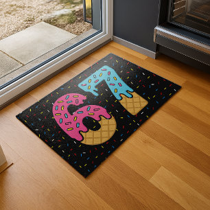 67 Funny Meme Ice Cream Six Seven Gen Alpha Doormat