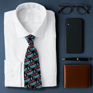 67 Funny Meme Let's get Six Seven Sendy 6 7endy Neck Tie