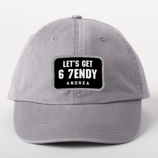 67 Funny Meme Let's get Six Seven Sendy 6 7endy Patch (On Headwear)